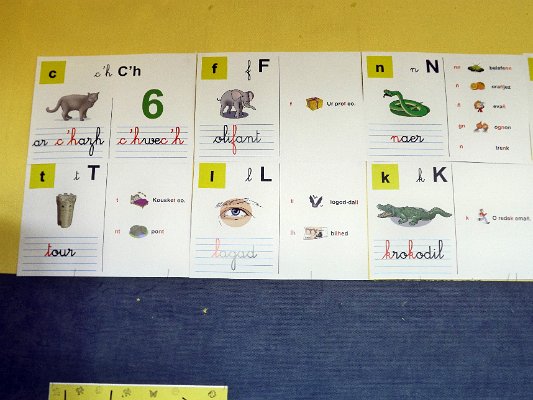 8. Školní pomůcky, které zároveň slouží jako výzdoba třídy nejmladších studentů